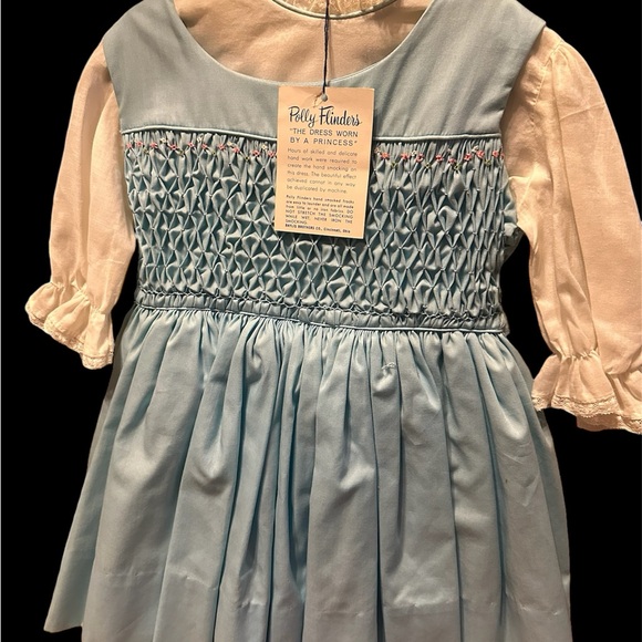 Vintage Polly Flinders Smocked Size 4t Dress NWT - Picture 4 of 10